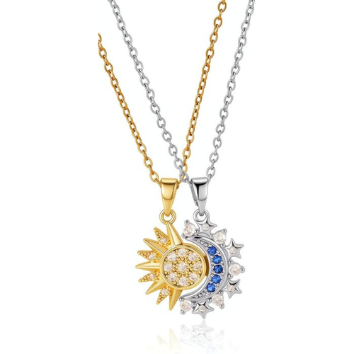 Collares Magnéticas de Pareja Sol y Luna